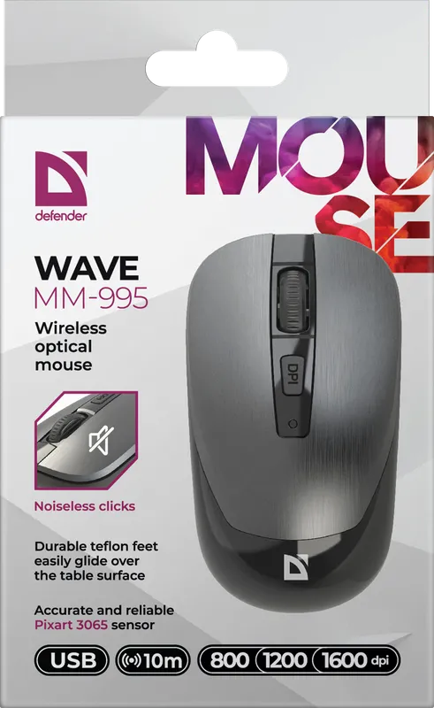 Defender - Bežični optički miš Wave MM-995