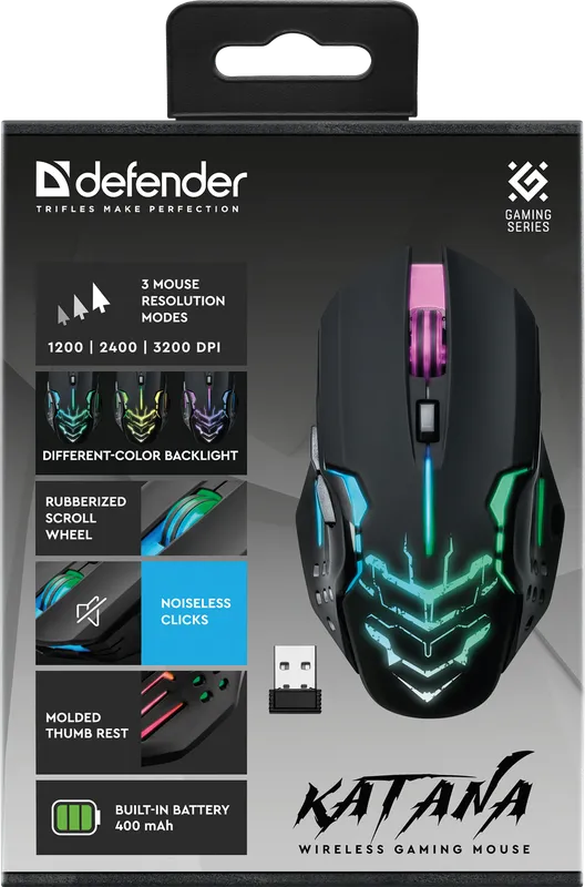 Defender - Bežični gaming miš Katana GM-511