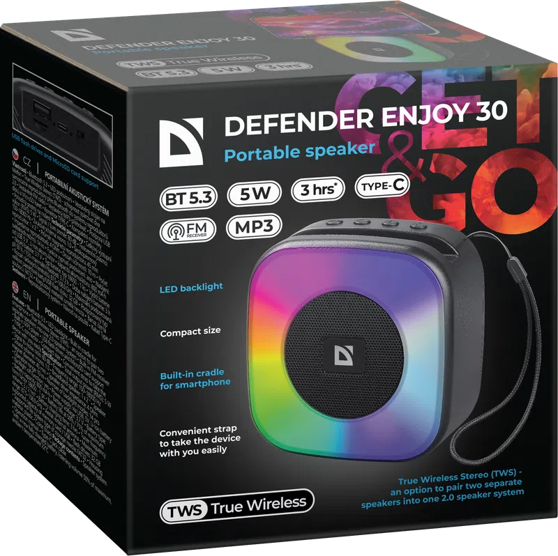 Defender - Portaabl akustični sistem Enjoy 30