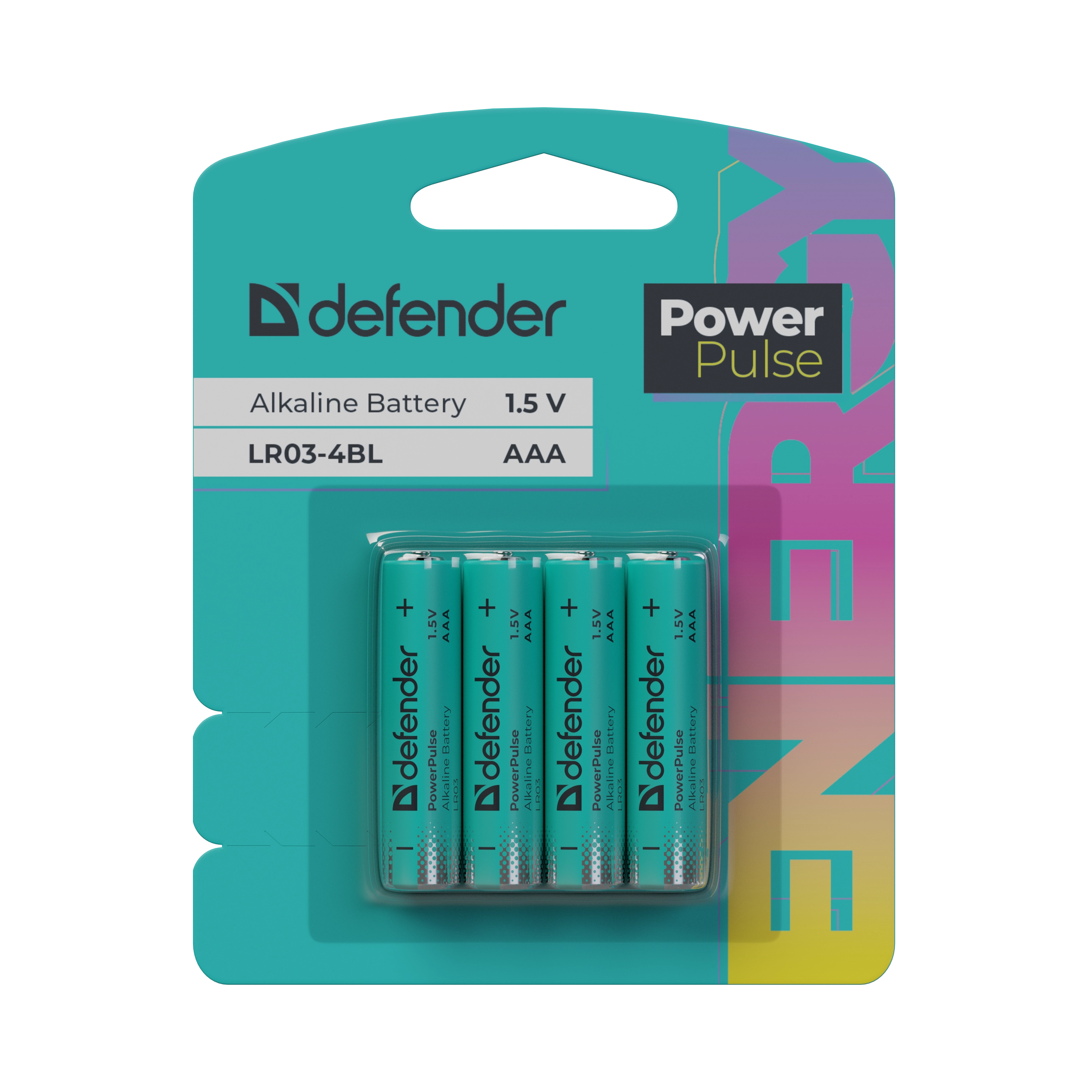 Defender - Alkalna baterija LR03-4BL