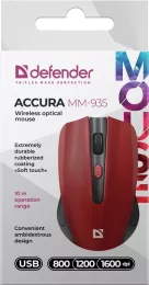 Defender - Bežični optički miš Accura MM-935