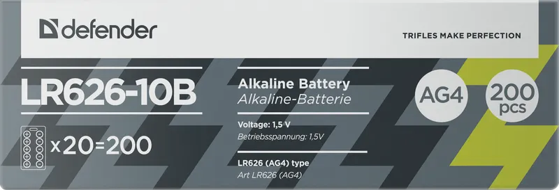 Defender - Alkalna baterija LR626-10B