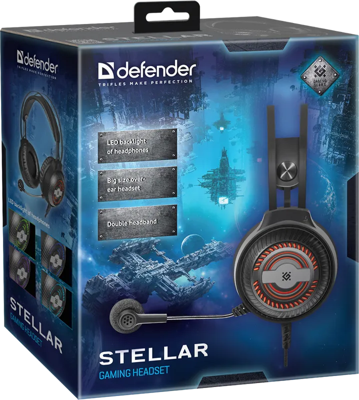 Defender - Gaming slušalica s mikrifonom Stellar