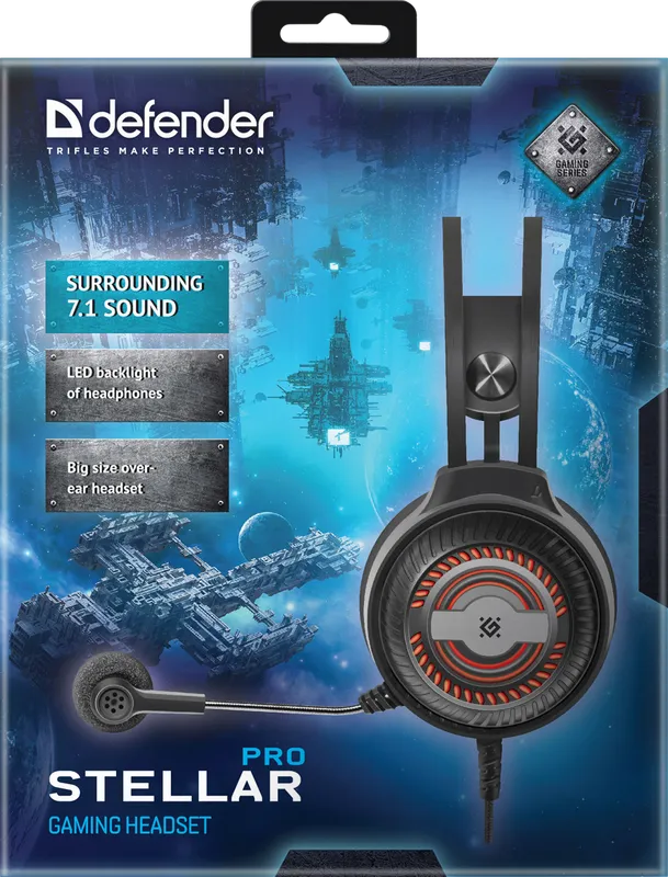 Defender - Gaming slušalica s mikrifonom Stellar Pro