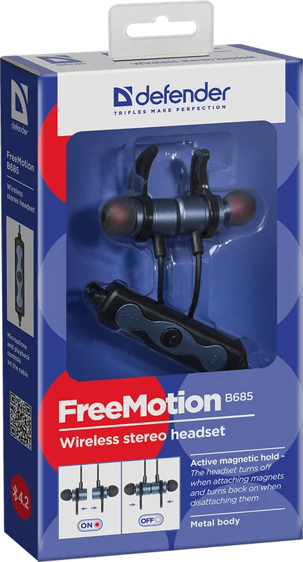 Defender - Bežične slušalice sa mikrofonom FreeMotion B685