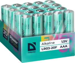 Defender - Alkalna baterija LR03-20F