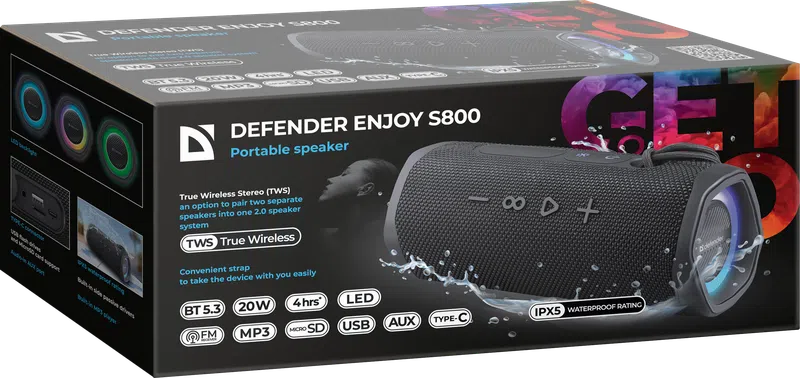 Defender - Portaabl akustični sistem Enjoy S800