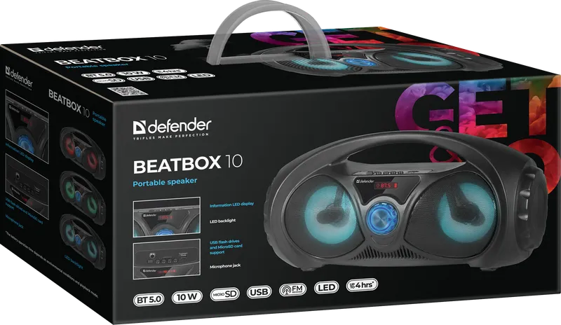 Defender - Portaabl akustični sistem Beatbox 10