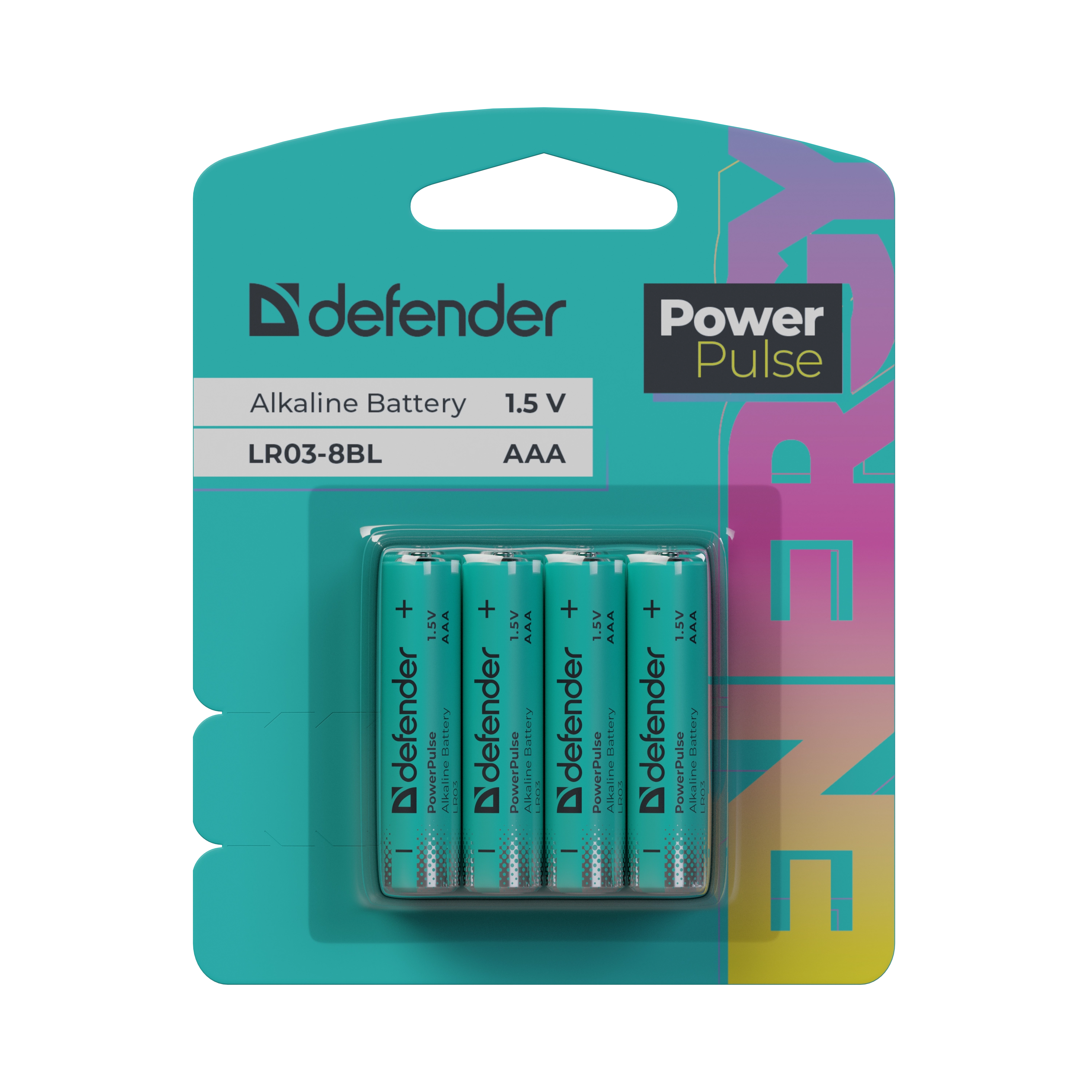 Defender - Alkalna baterija LR03-8BL