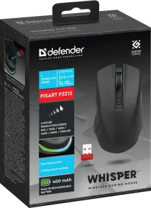 Defender - Žičani igrački miš Whisper GM-209