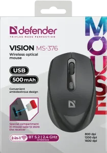 Defender - Bežični optički miš Vision MS-376