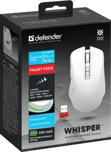 Defender - Žičani igrački miš Whisper GM-209
