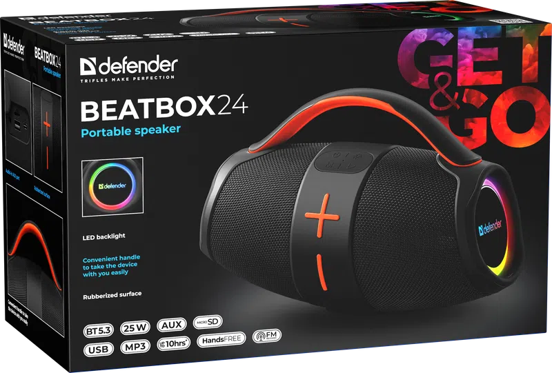 Defender - Portaabl akustični sistem Beatbox 24