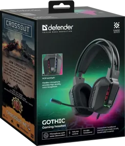 Defender - Gaming slušalica s mikrifonom Gothic