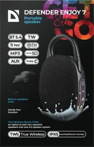Defender - Portaabl akustični sistem Enjoy 7