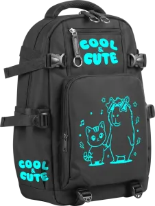Defender - Backpack for school and leisur Glowy