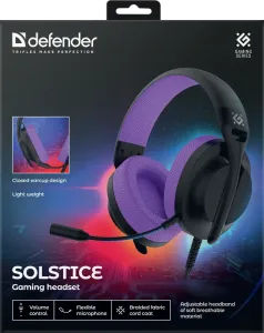 Defender - Gaming slušalica s mikrifonom Solstice
