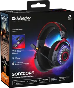 Defender - Bežične slušalice sa mikrofonom Sonicore
