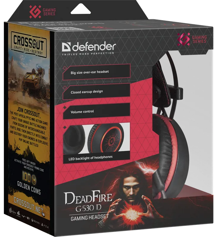 Defender - Gaming slušalica s mikrifonom DeadFire G-530D