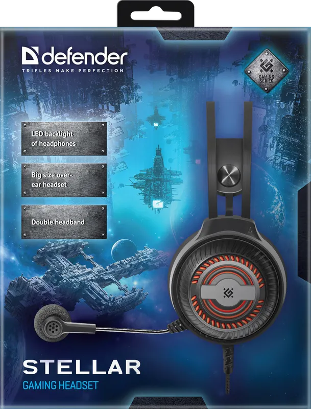 Defender - Gaming slušalica s mikrifonom Stellar