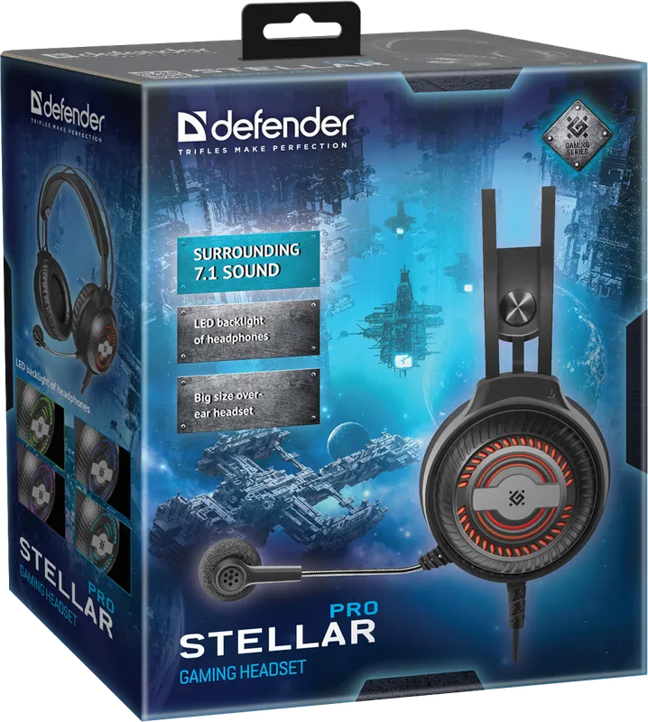 Defender - Gaming slušalica s mikrifonom Stellar Pro