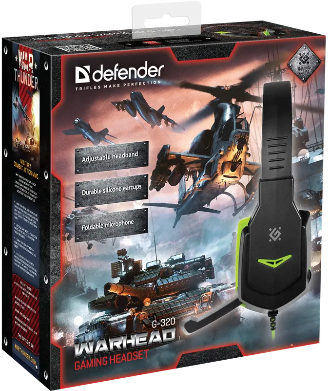 Defender - Gaming slušalica s mikrifonom Warhead G-320