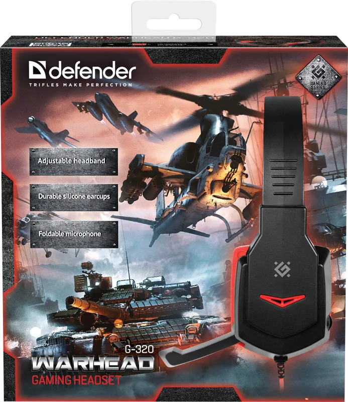 Defender - Gaming slušalica s mikrifonom Warhead G-320