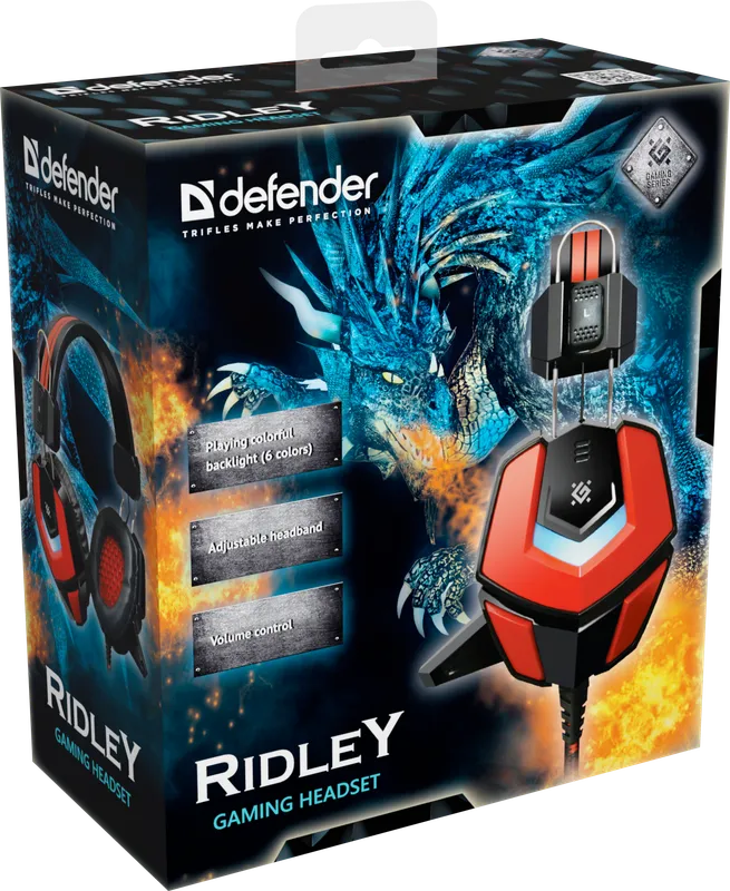 Defender - Gaming slušalica s mikrifonom Ridley