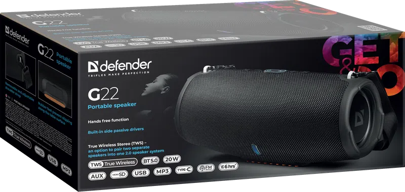 Defender - Portaabl akustični sistem G22