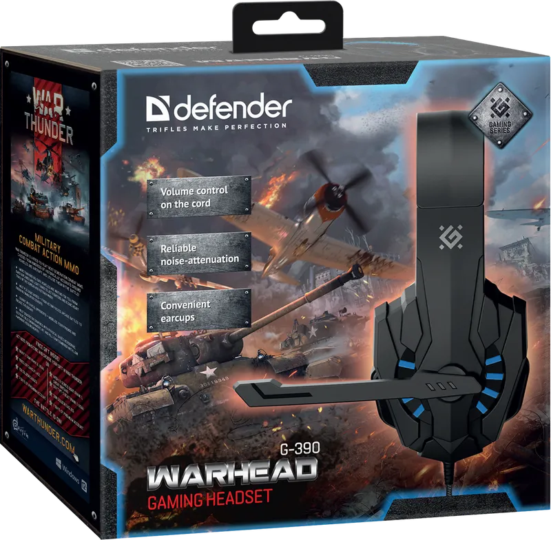 Defender - Gaming slušalica s mikrifonom Warhead G-390