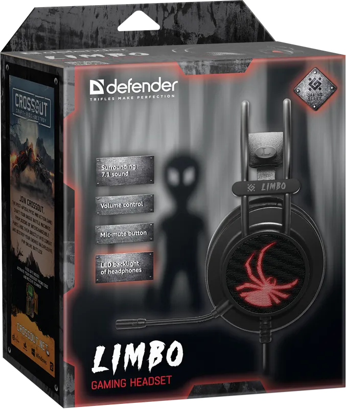 Defender - Gaming slušalica s mikrifonom Limbo