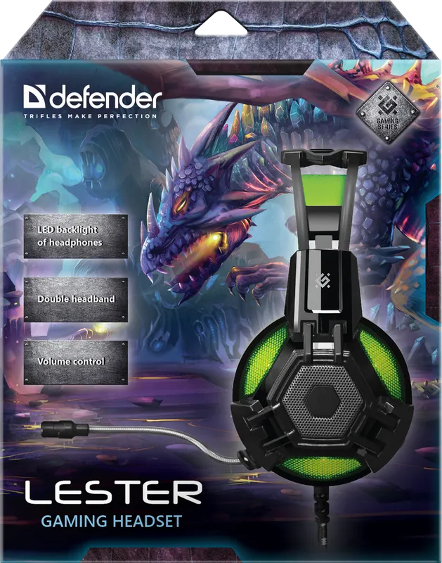 Defender - Gaming slušalica s mikrifonom Lester