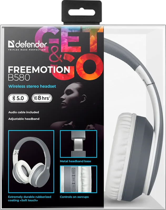 Defender - Bežične slušalice sa mikrofonom FreeMotion B580