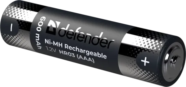 Defender - Rechargeable battery HR03-2BL 600 mAh